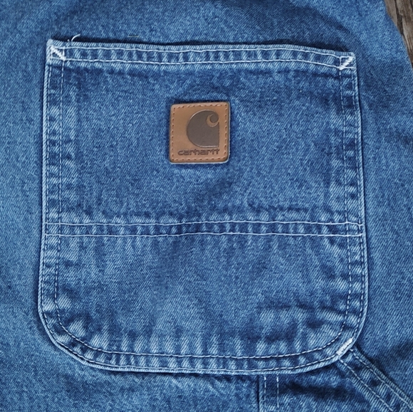 Carhartt dungaree fit carpenter jeans Men's Size 38-32 - Picture 14 of 14